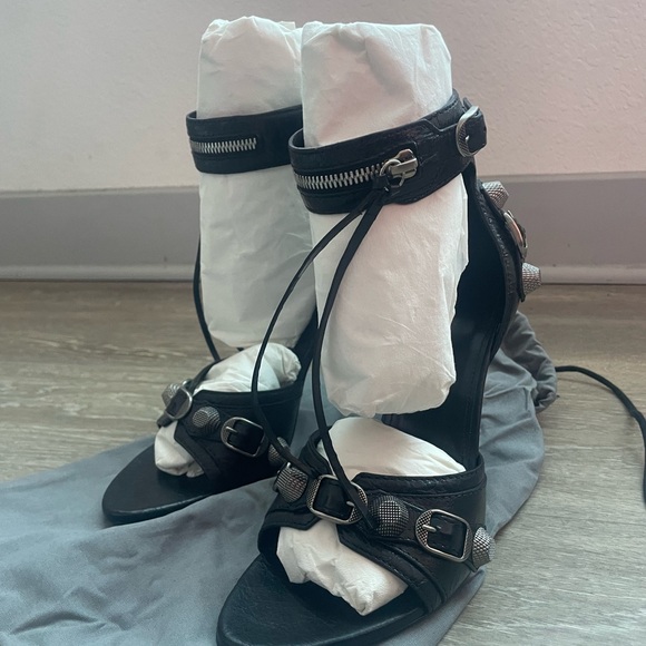 Balenciaga Cagole High Heeled Sandal - Picture 8 of 10